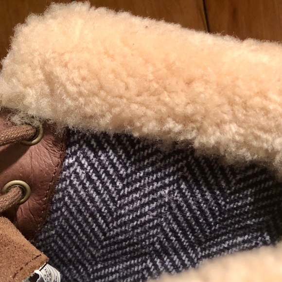 UGG Zea Waterproof Lined Wedge Shearling Boot 7 - Picture 8 of 10